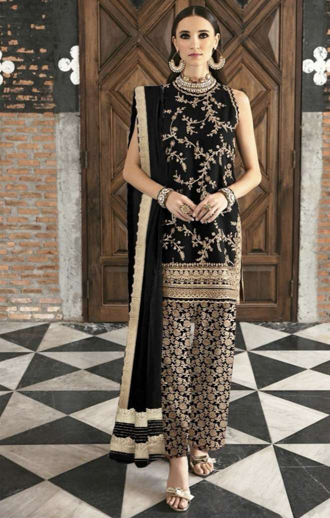 D NO V 17021 ROSEMEEN By FEPIC VELVET suit collection manufacturer Surat 