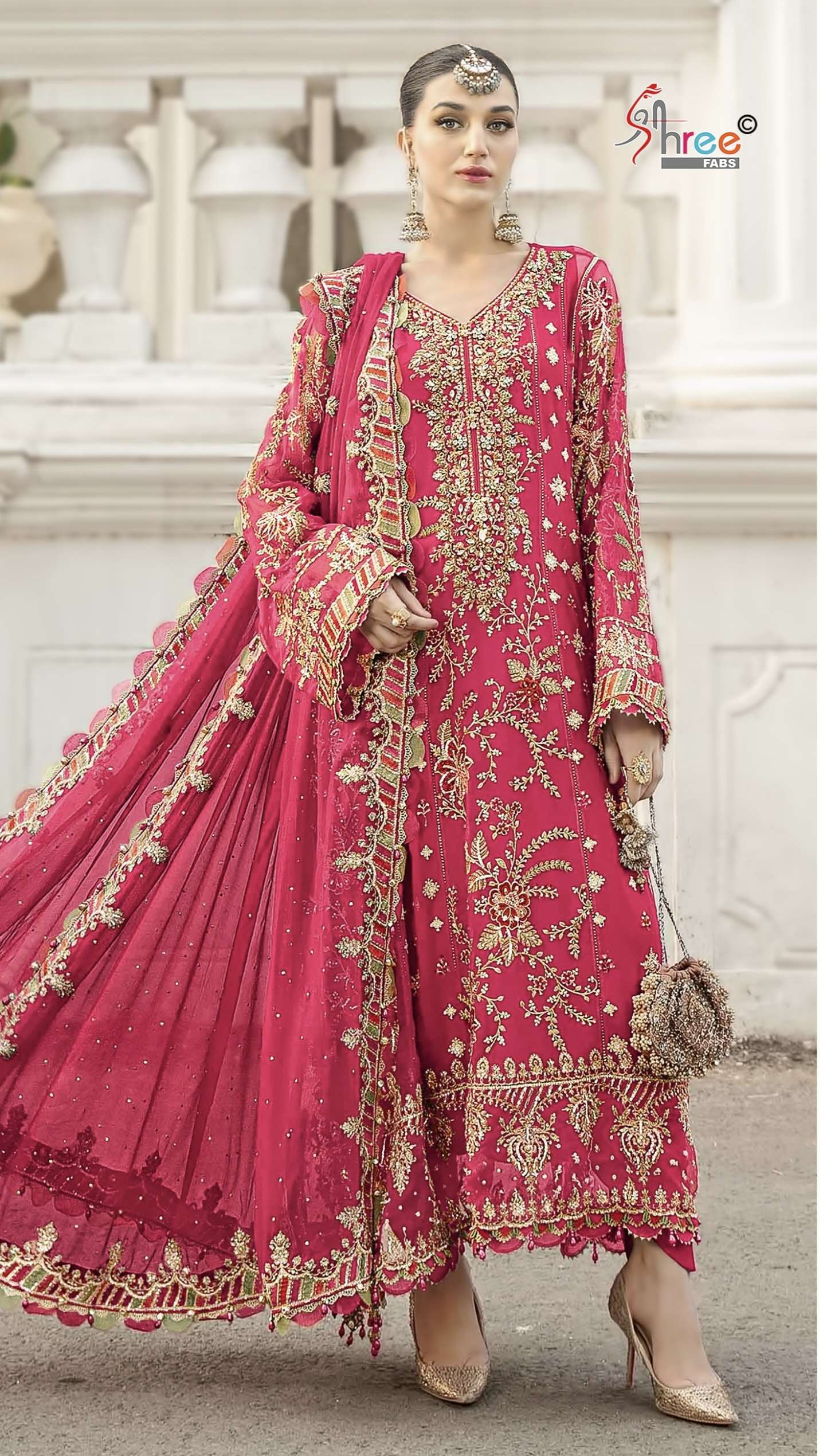 DESIGN NO K 5504 by shree fab suit collection manufacturer Surat 