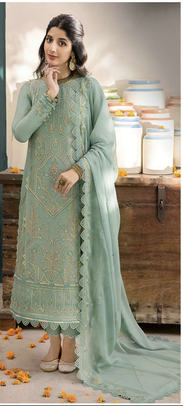 DNO 1016 by ASHIYAN GEORGETTE suit collection manufacturer Surat 