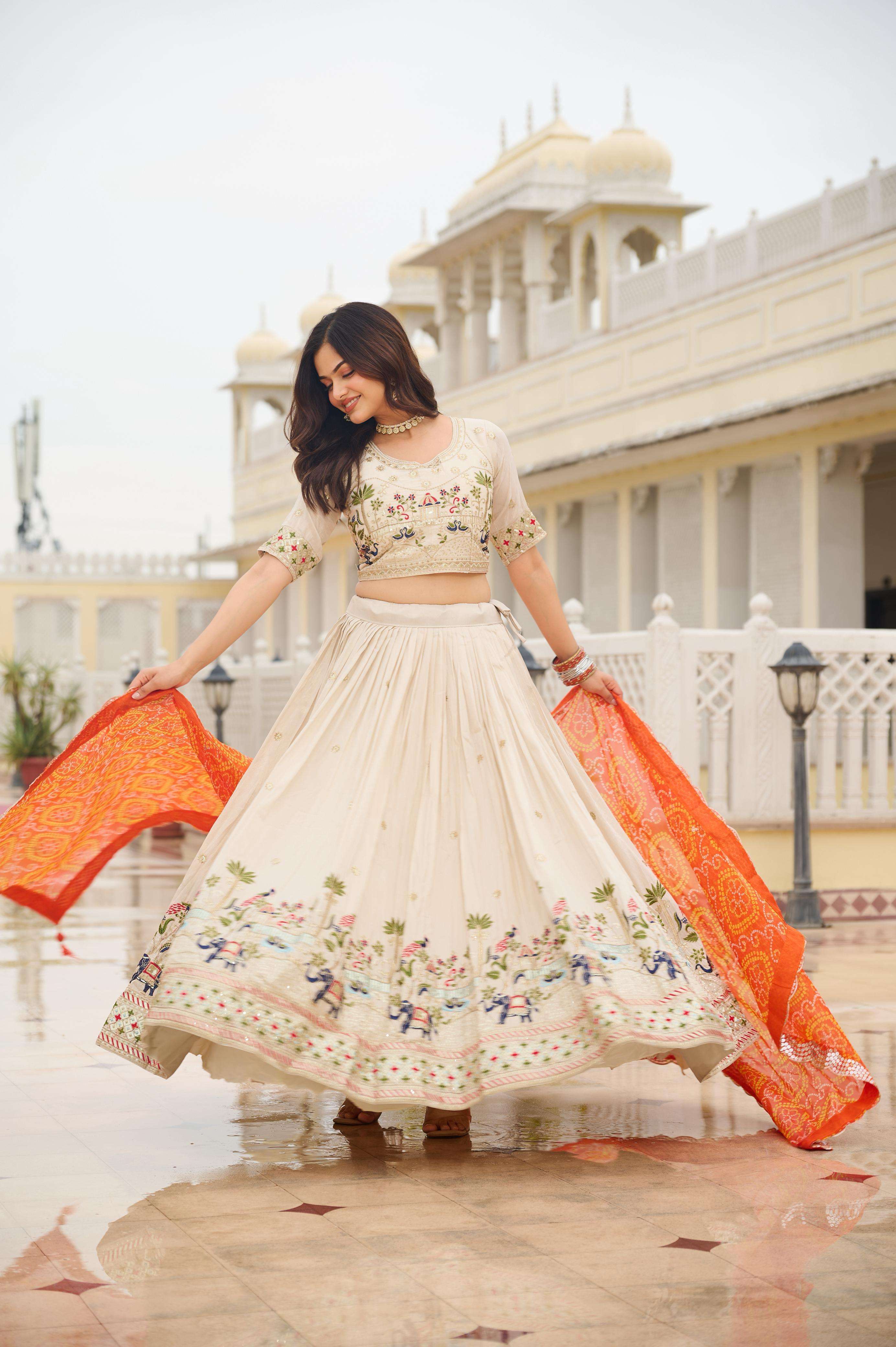 Festival Lehenga 1 Choli collection manufacturer Surat 