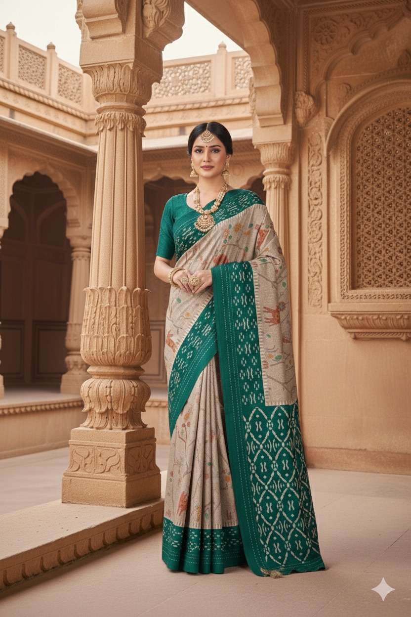 KALAM PATOLA saree collection manufacturer Surat