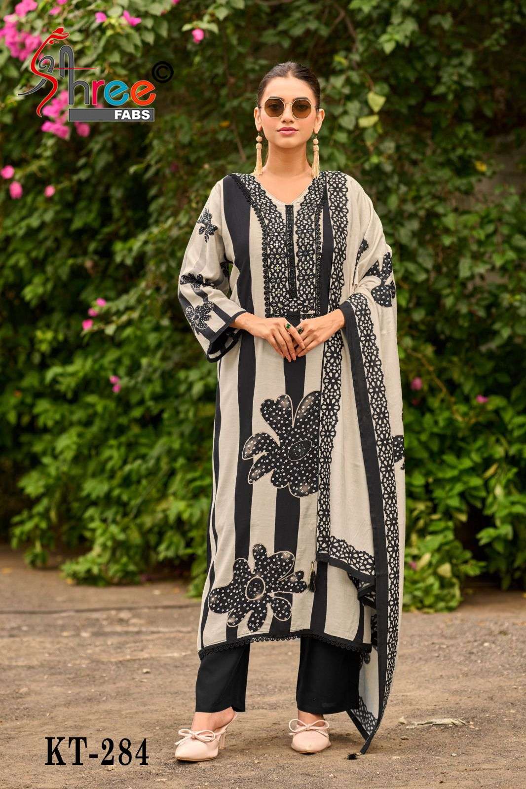 KT  284 by shree fab suit collection manufacturer Surat 