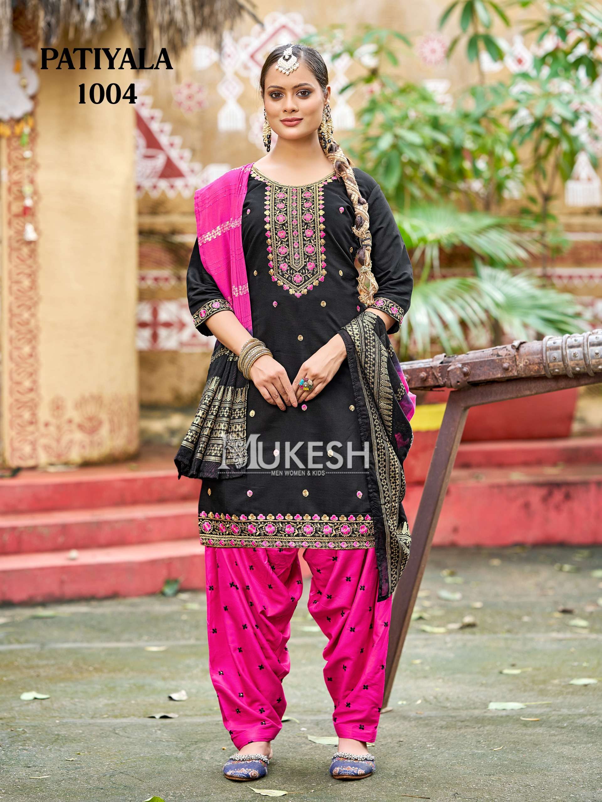 KURTI  PATIYALA DUPATTA Collection manufacturer Surat 