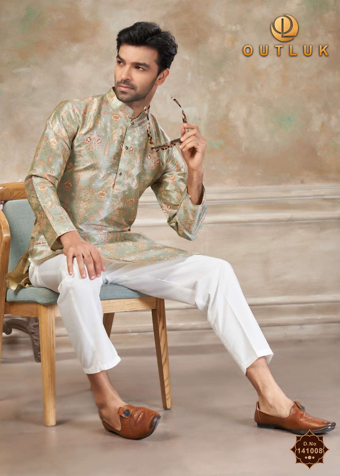 Outluk Vol 141 kurta collection manufacturer Surat 