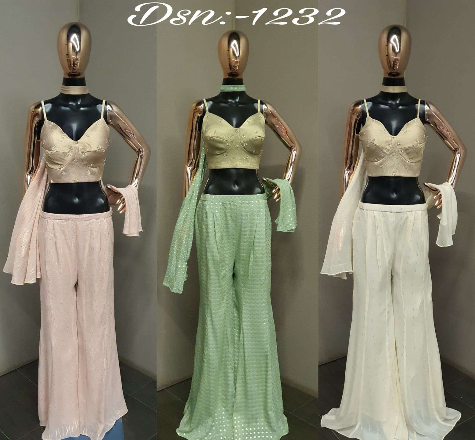 over Choli plazo collection manufacturer Surat 