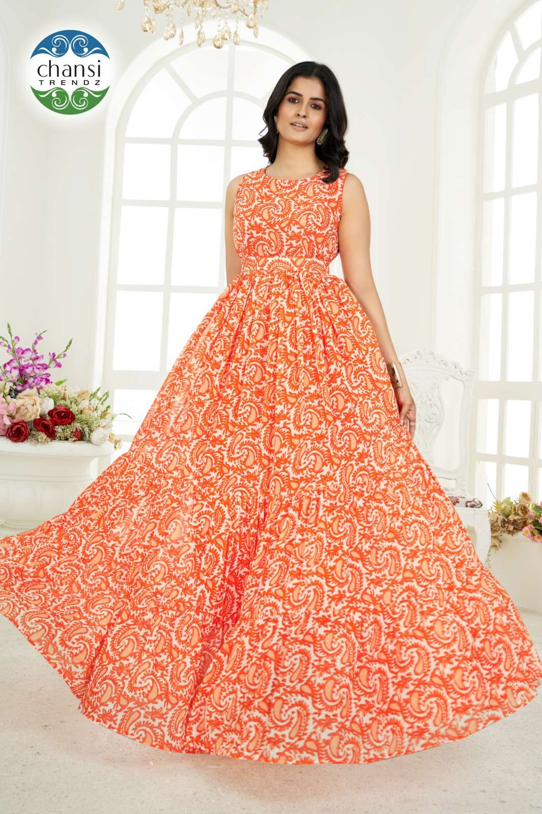 PADMAMALINI by Chansi Trendz gown collection manufacturers surat 