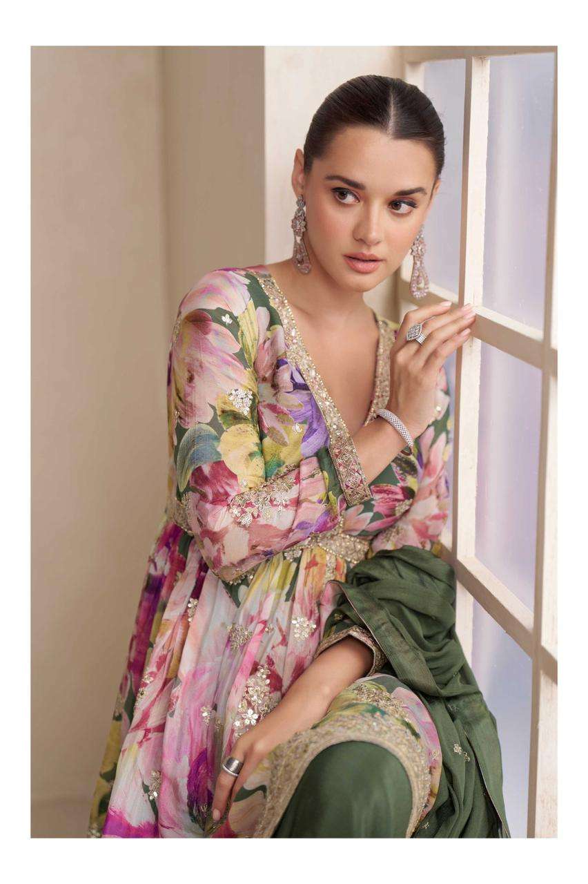 RAAGA 1 by Gulkayra Designer Real Chinon suit collection manufacturer Surat 