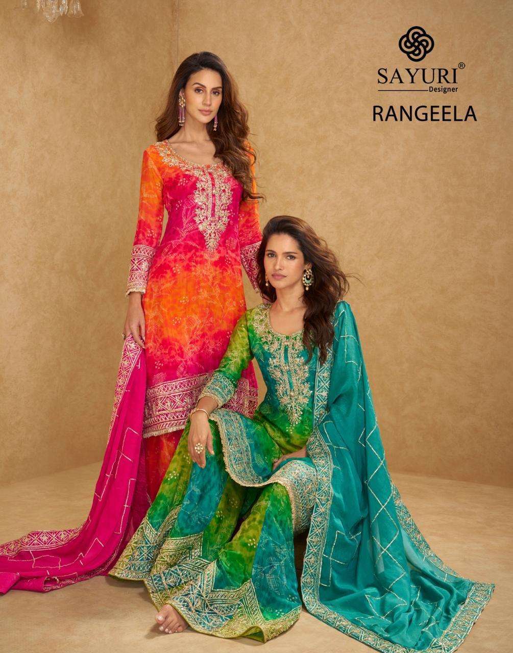 RANGEELA 1 by SAYURI DESIGNER suit collection manufacturer Surat 