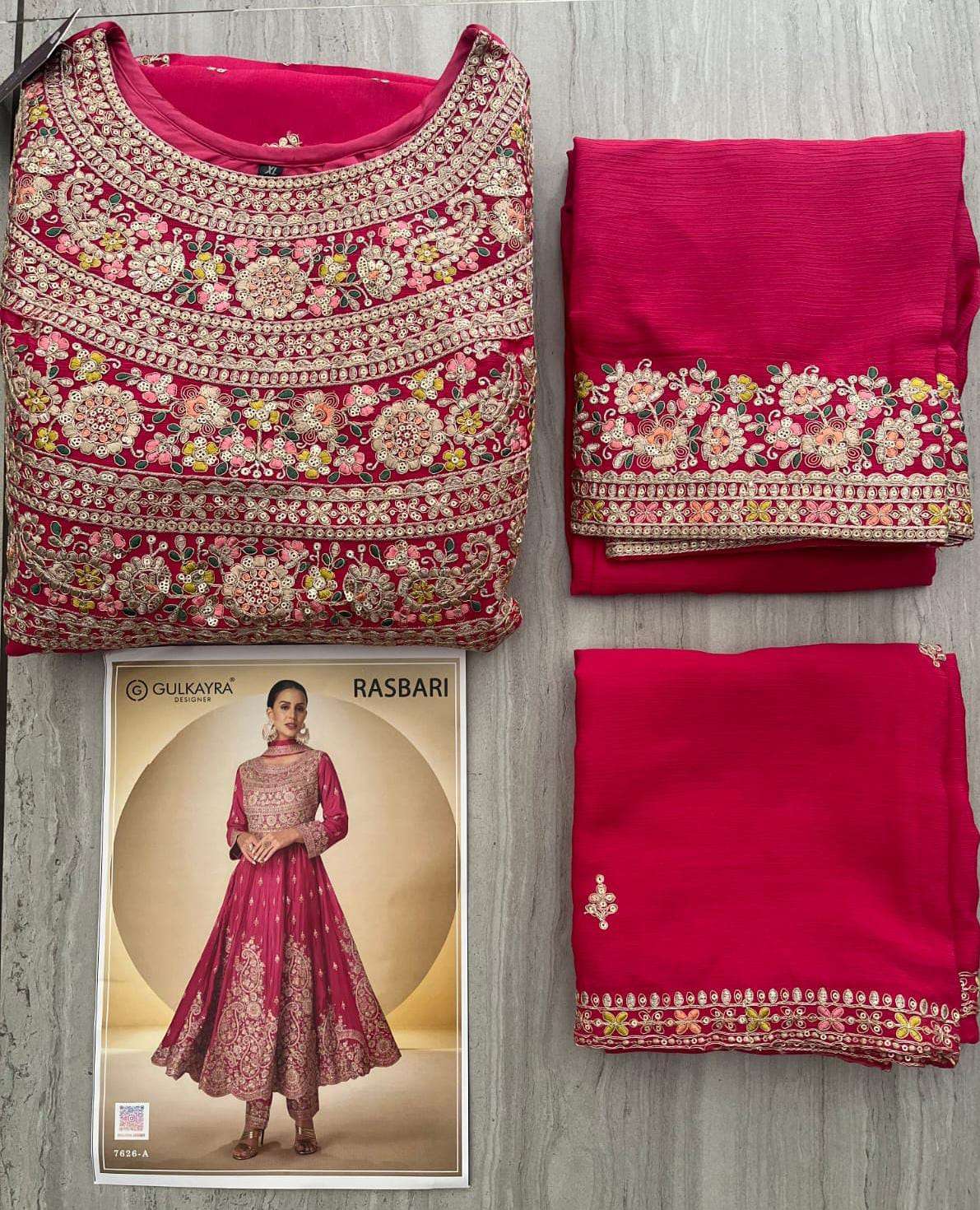 RASBARI by Gulkayra Designer suit collection manufacturer Surat 