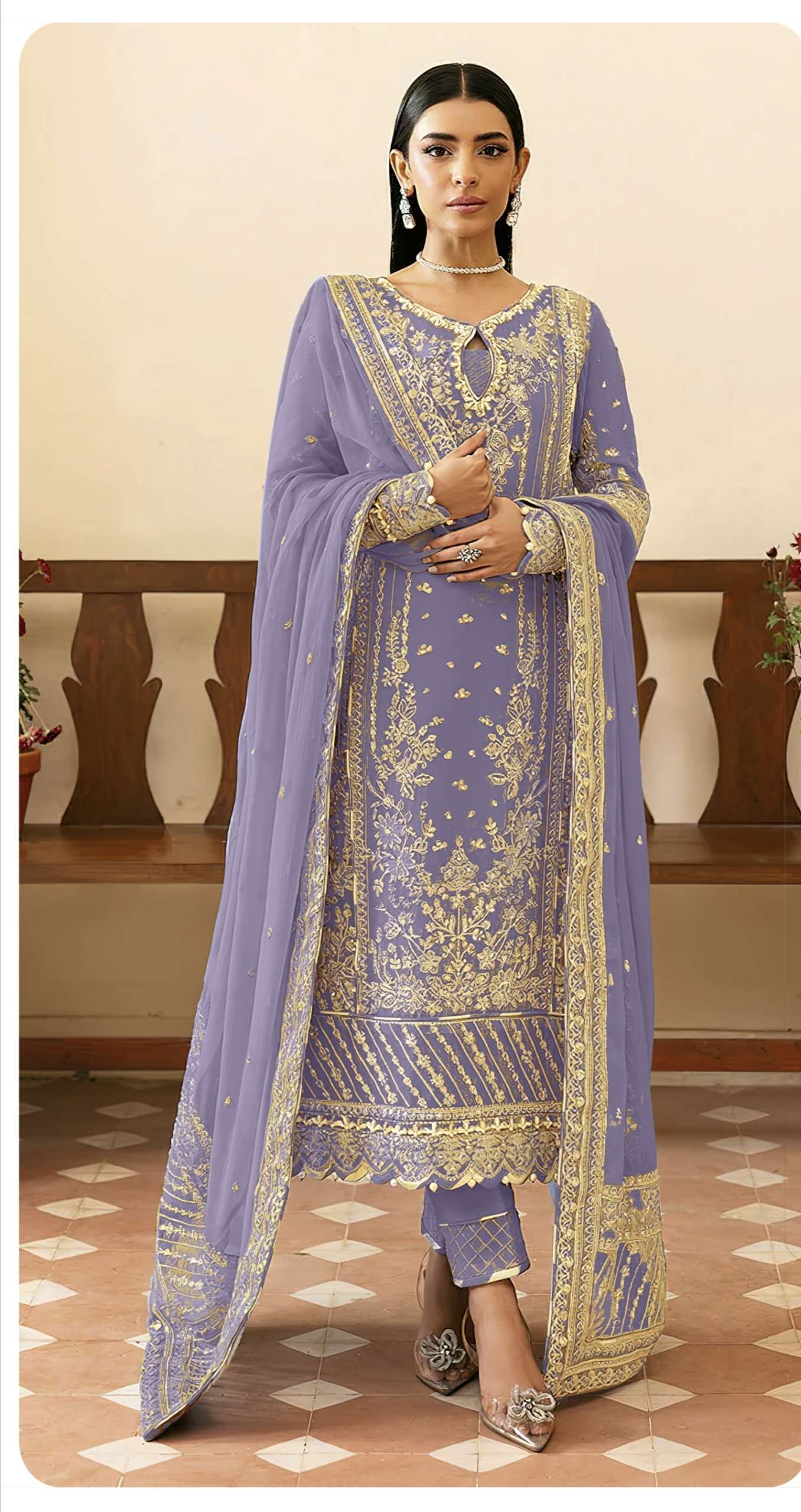 SD 1076 A by SAJIDA DESIGNER suit collection manufacturer Surat 