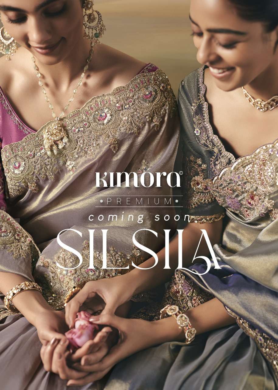 Silsila Series 5561 To  5571 by Kimora saree collection manufacturer Surat 
