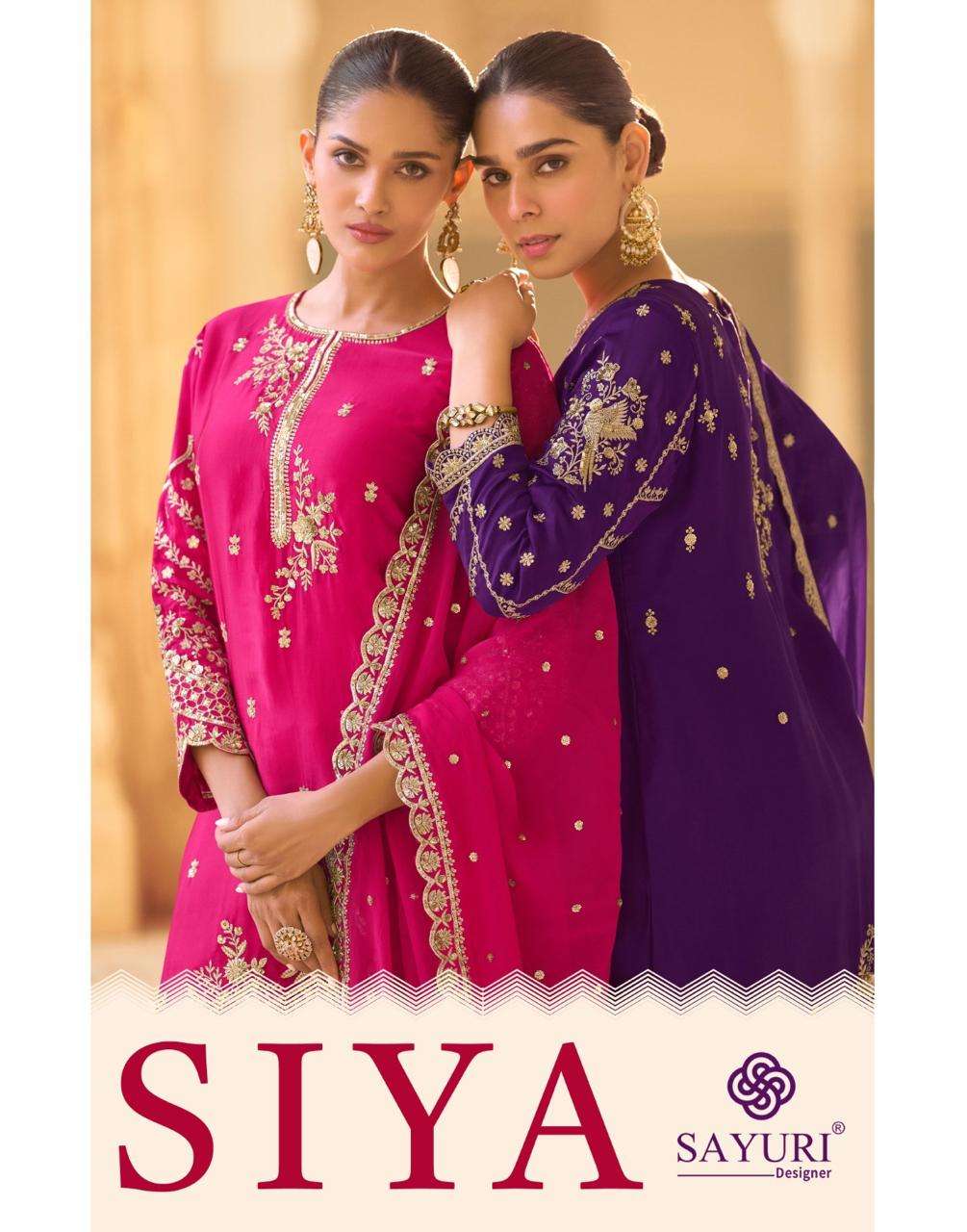 SIYA by SAYURI DESIGNER Suit collection manufacturer Surat 