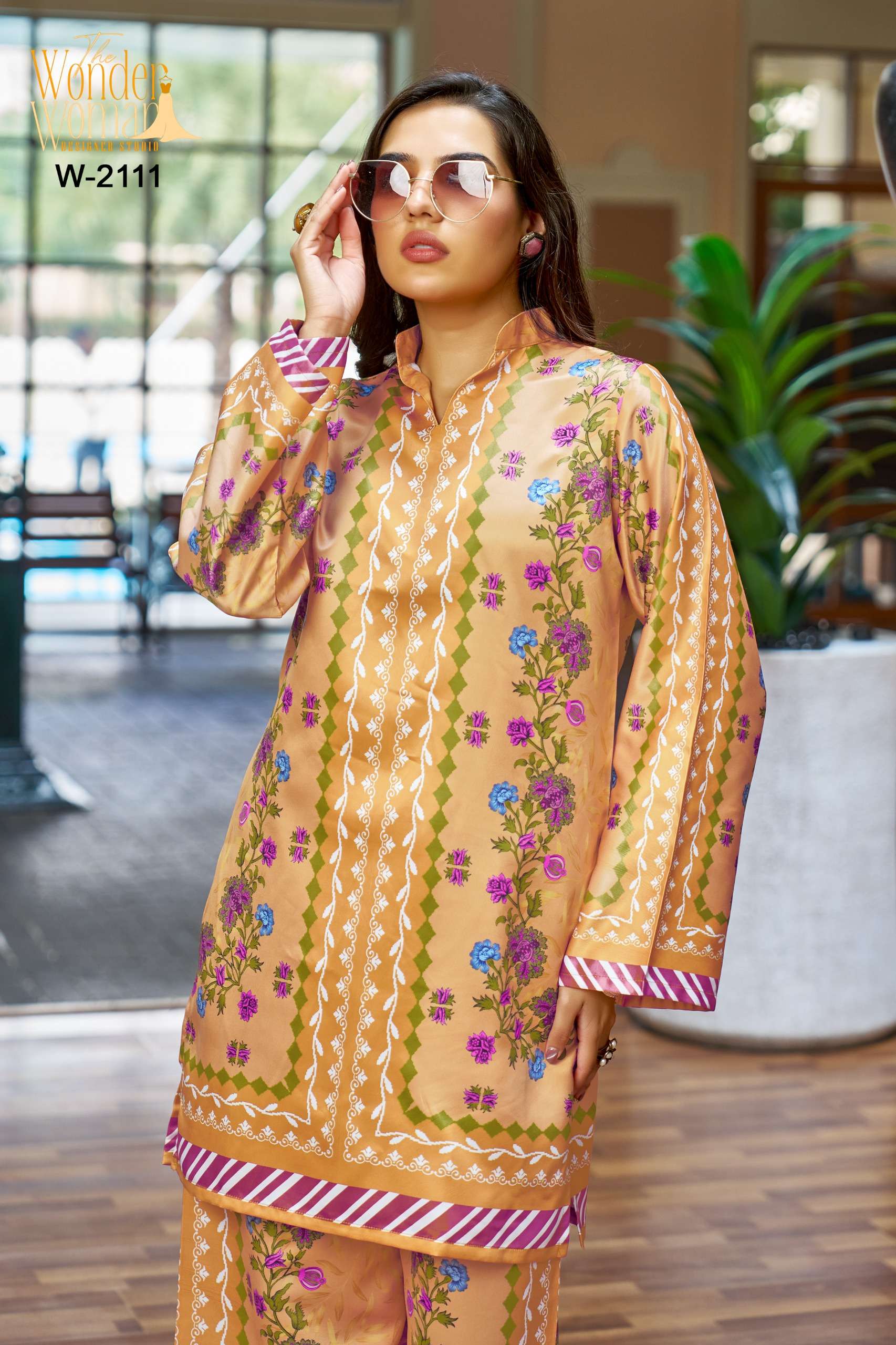 W 2111 STYLISH CO-ORD SET collection manufacturer Surat 