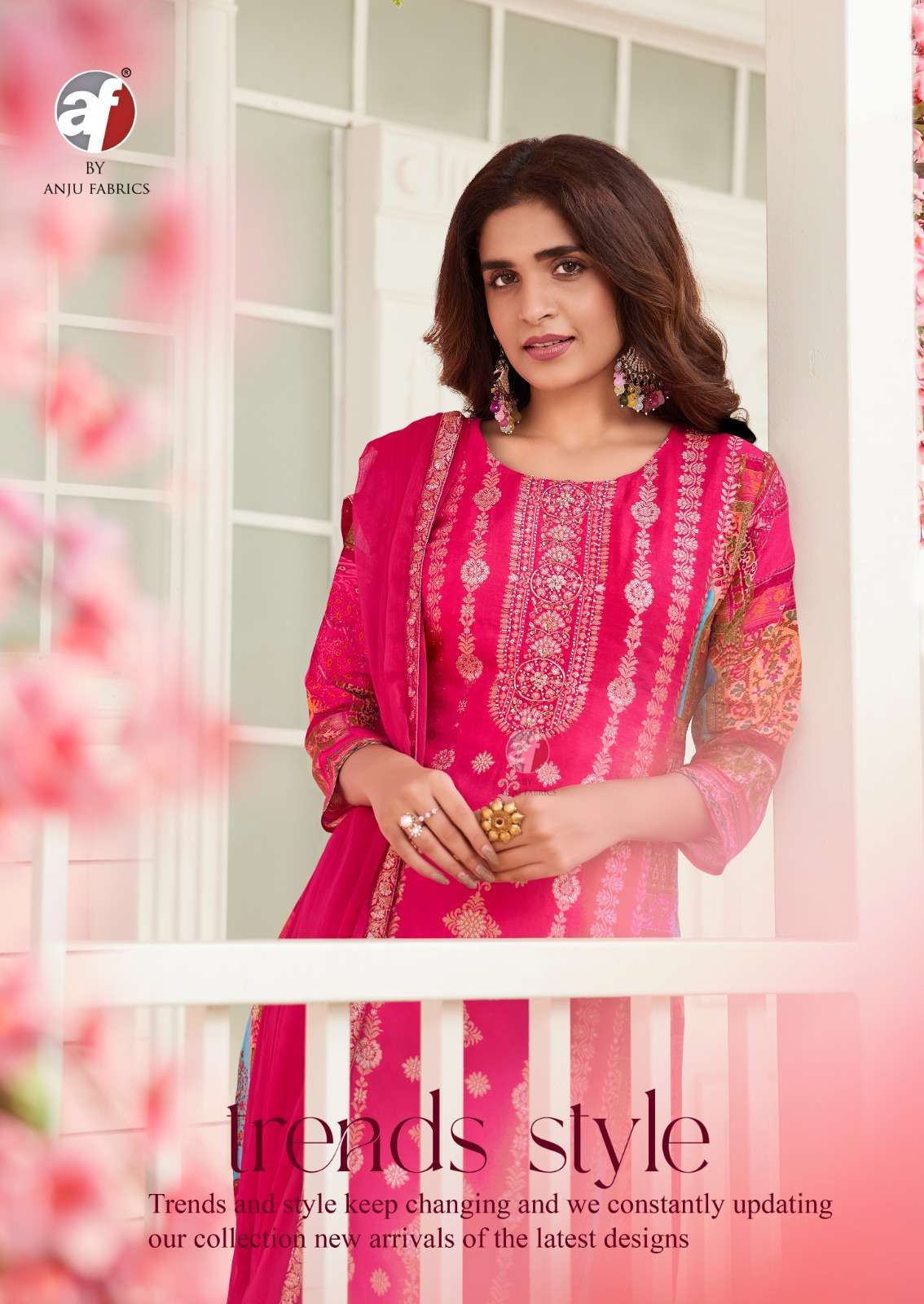 𝘿𝘼𝙎𝙏𝙊𝙊𝙍 𝙫𝙤𝙡 𝟳 by Anju fabric kurti collection manufacturers surat 