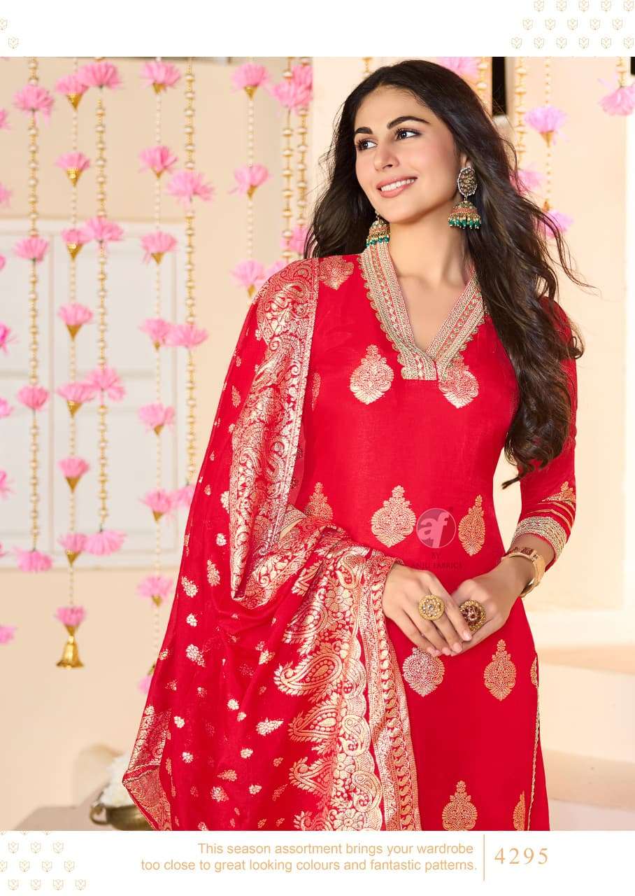 𝑩𝑨𝑵𝑫𝑯𝑨N 𝒗𝒐𝒍 5 by Anju fabric kurti collection manufacturers surat 