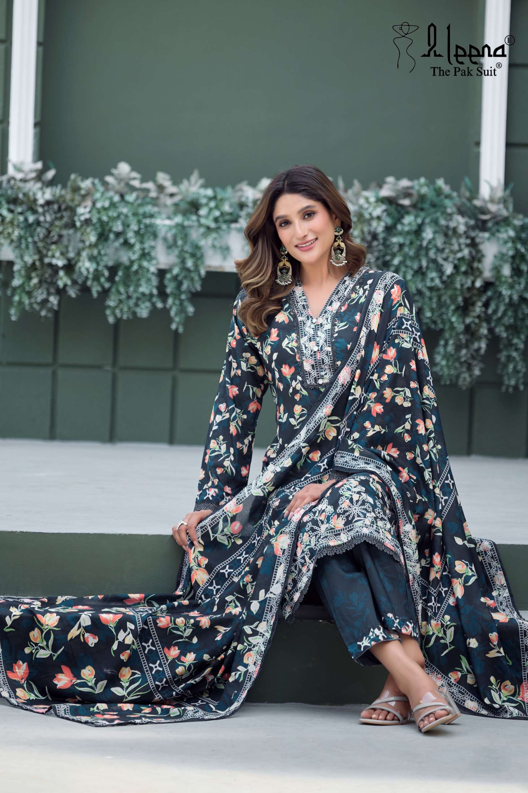 1154 by ALEENA suit collection manufacturers surat 