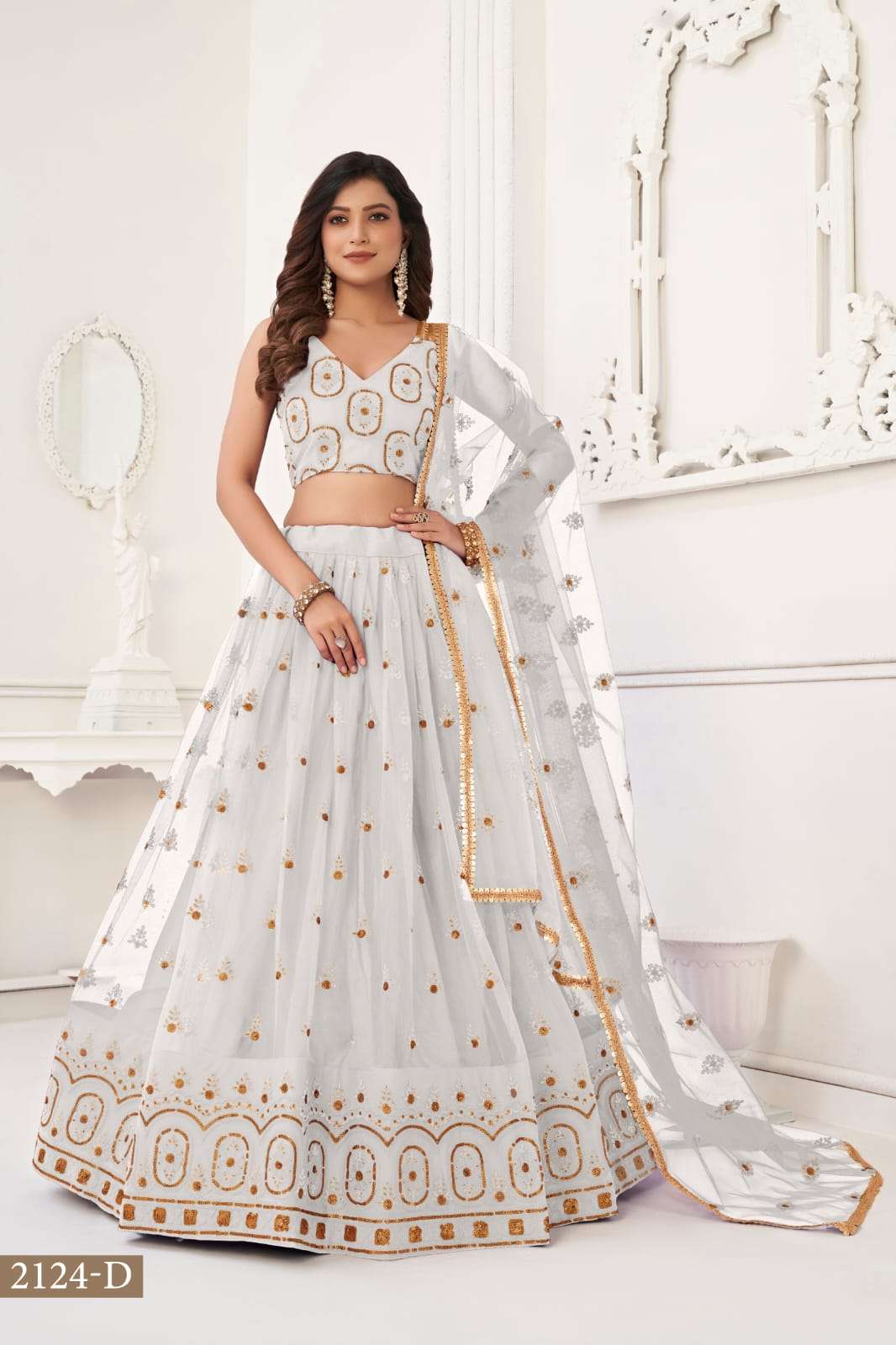 2124 2124 A B C D NARAYANI FASHION Lehenga Choli collection manufacturers surat 