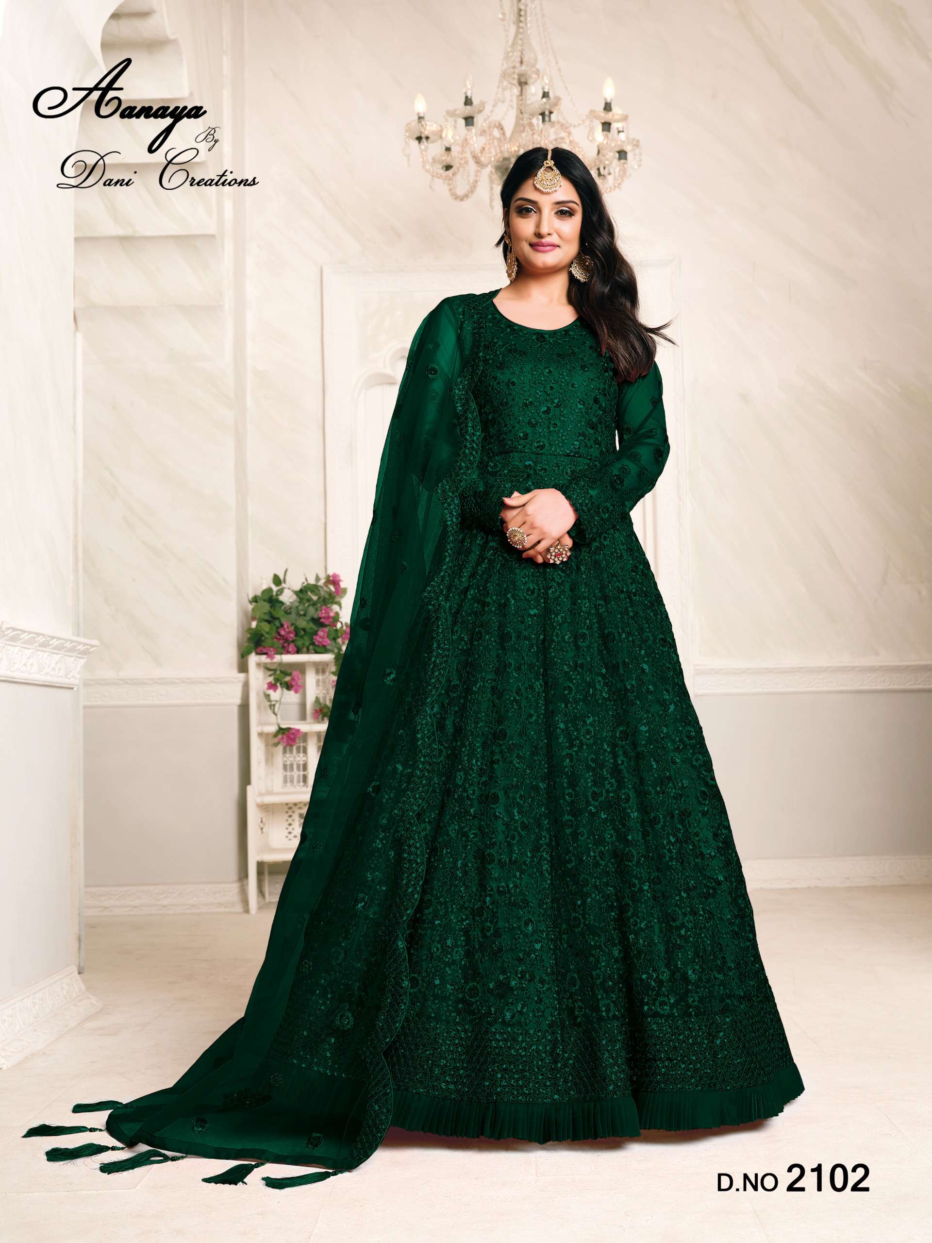 AANAYA VOL 121 gown collection manufacturers surat 