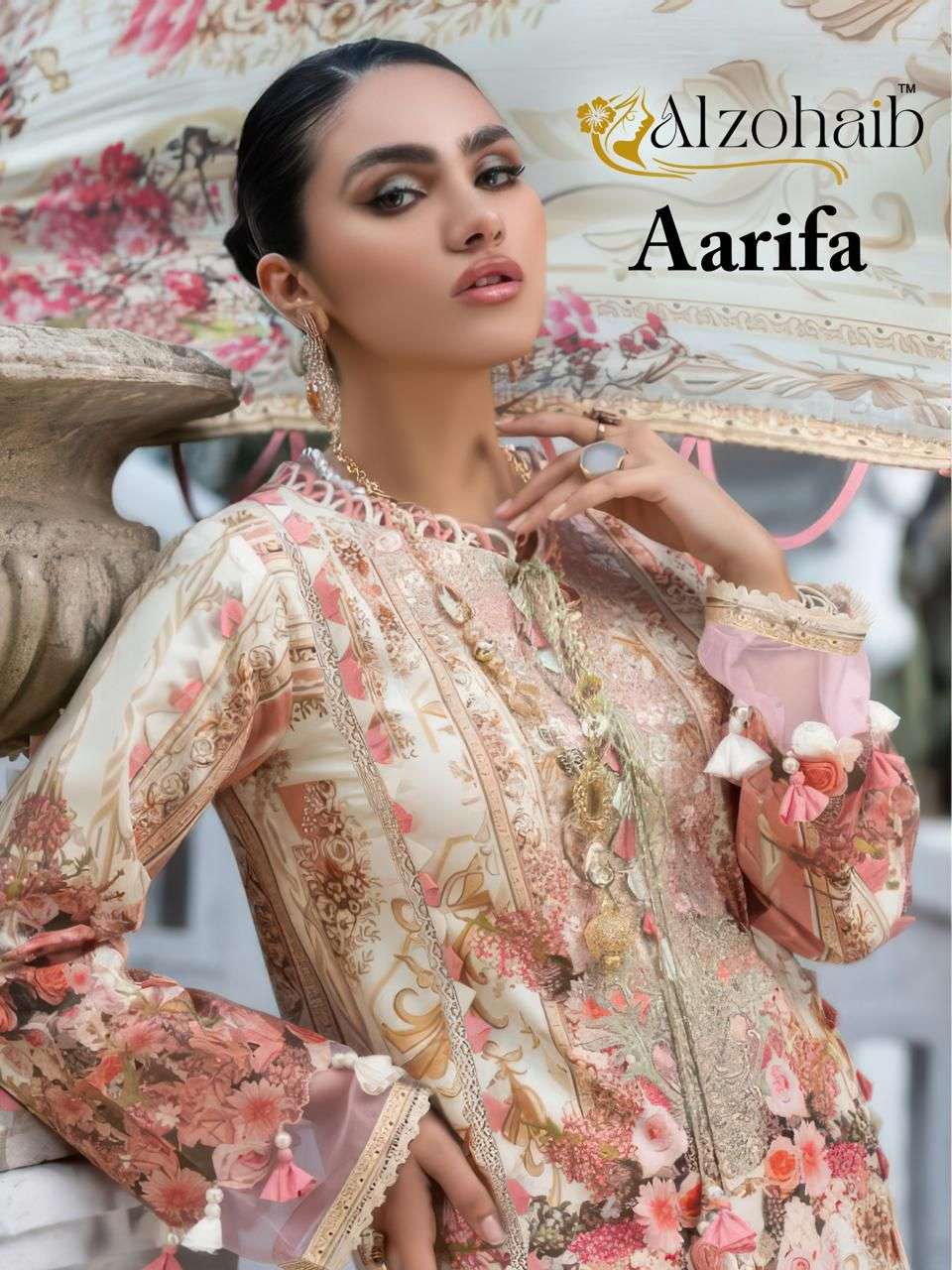 Aarifa D No AZ 1366 A 1366 B 1367 A 1367B by ALZOHAIB Suit collection manufacturers surat 