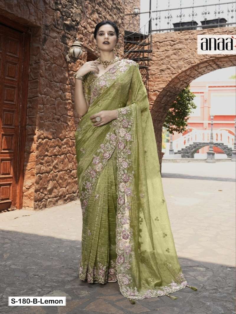 Anaara 176 180 181 Series By Tathastu saree Collection manufacturers surat 