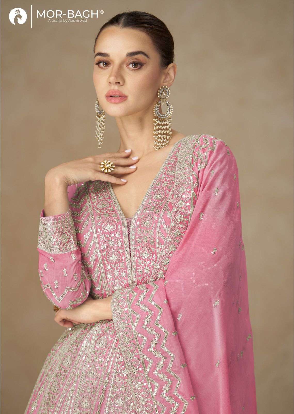 ANARKALI by AASHIRWAD CREATION gown collection manufacturers surat 