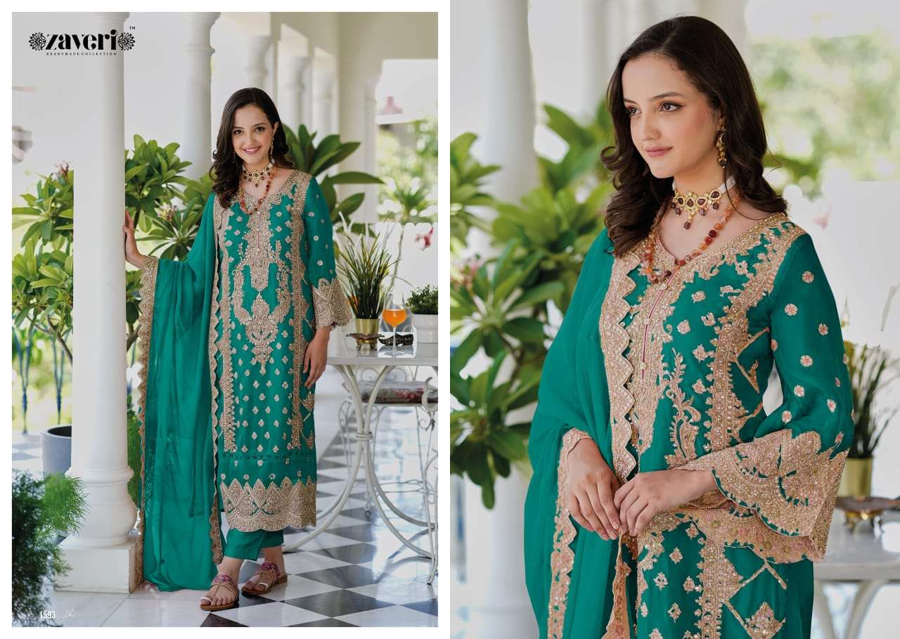 Anaya 2 by Zaveri suit collection manufacturers surat 