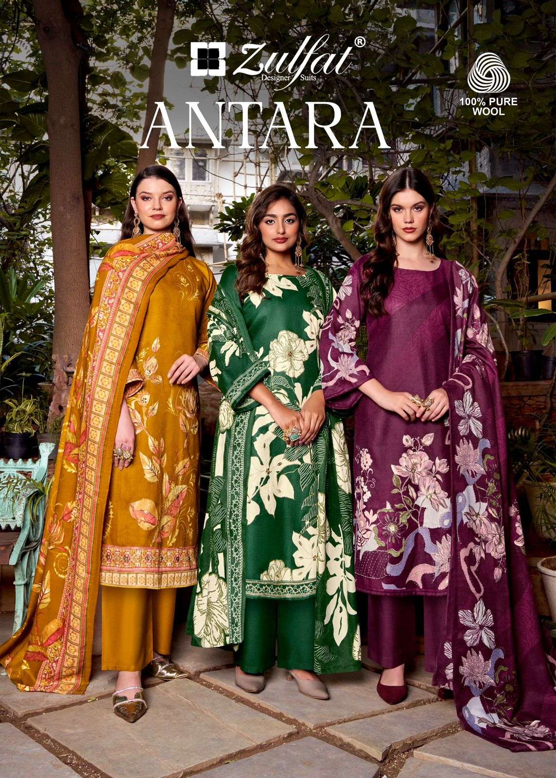 ANTARA by Zulfat Designer Suit collection manufacturers surat 