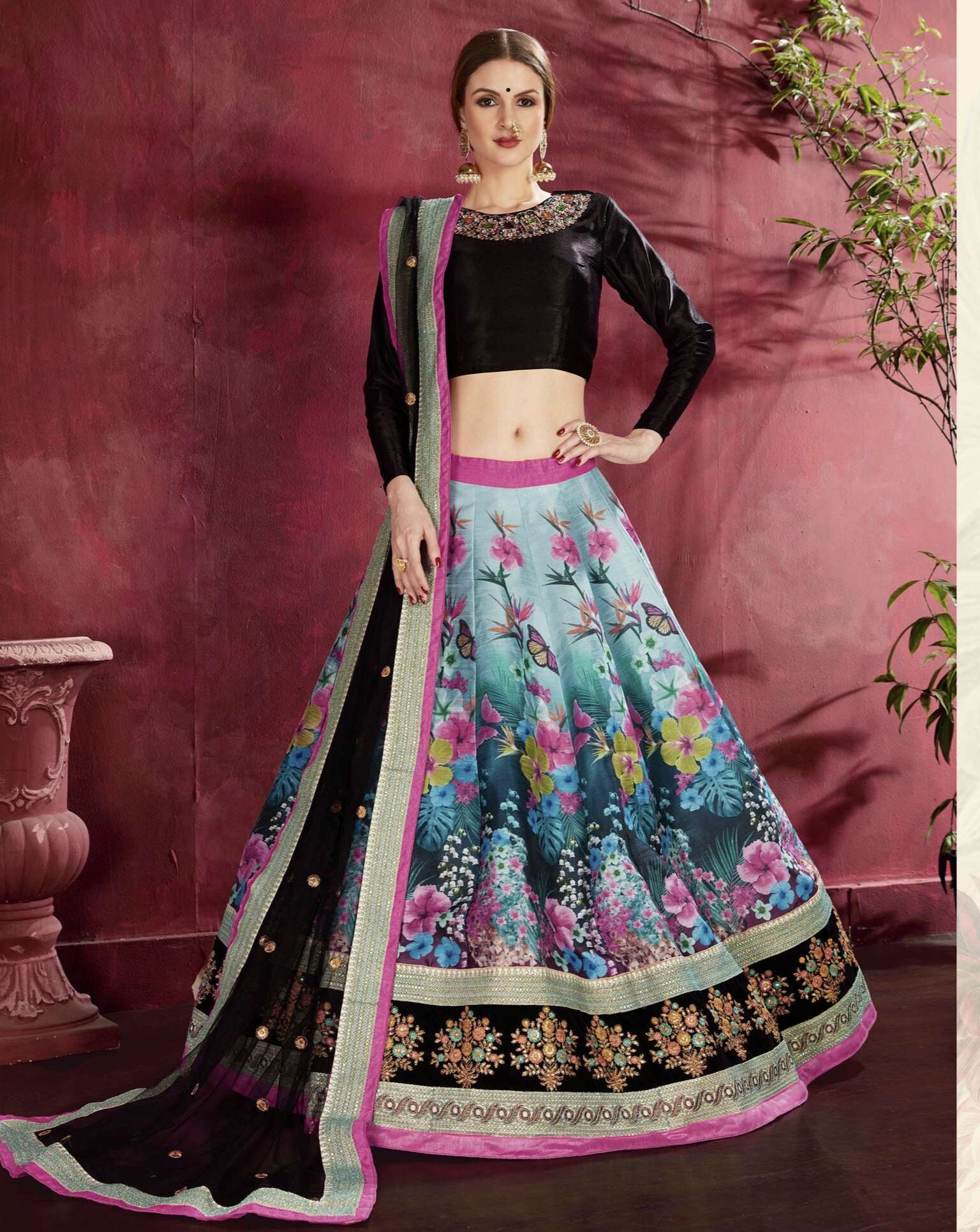 CARNATIONS VOL 1 by Zeel Clothing Lehenga collection manufacturers surat 