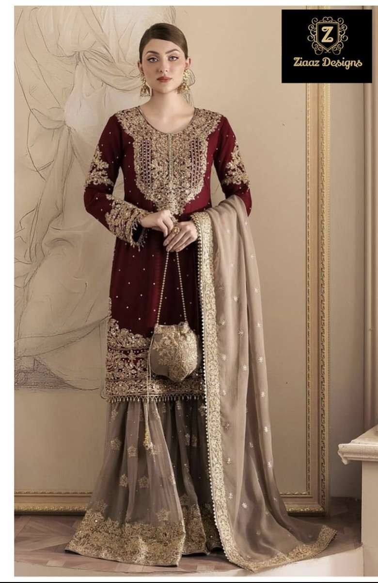 code 663 by Ziaaz Design suit collection manufacturers surat 
