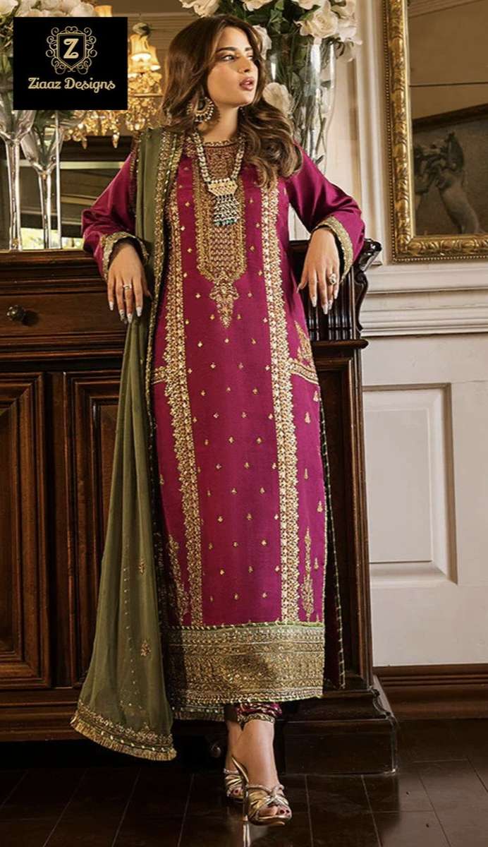 code 704 by Ziaaz Designs  Suit collection manufacturers surat 