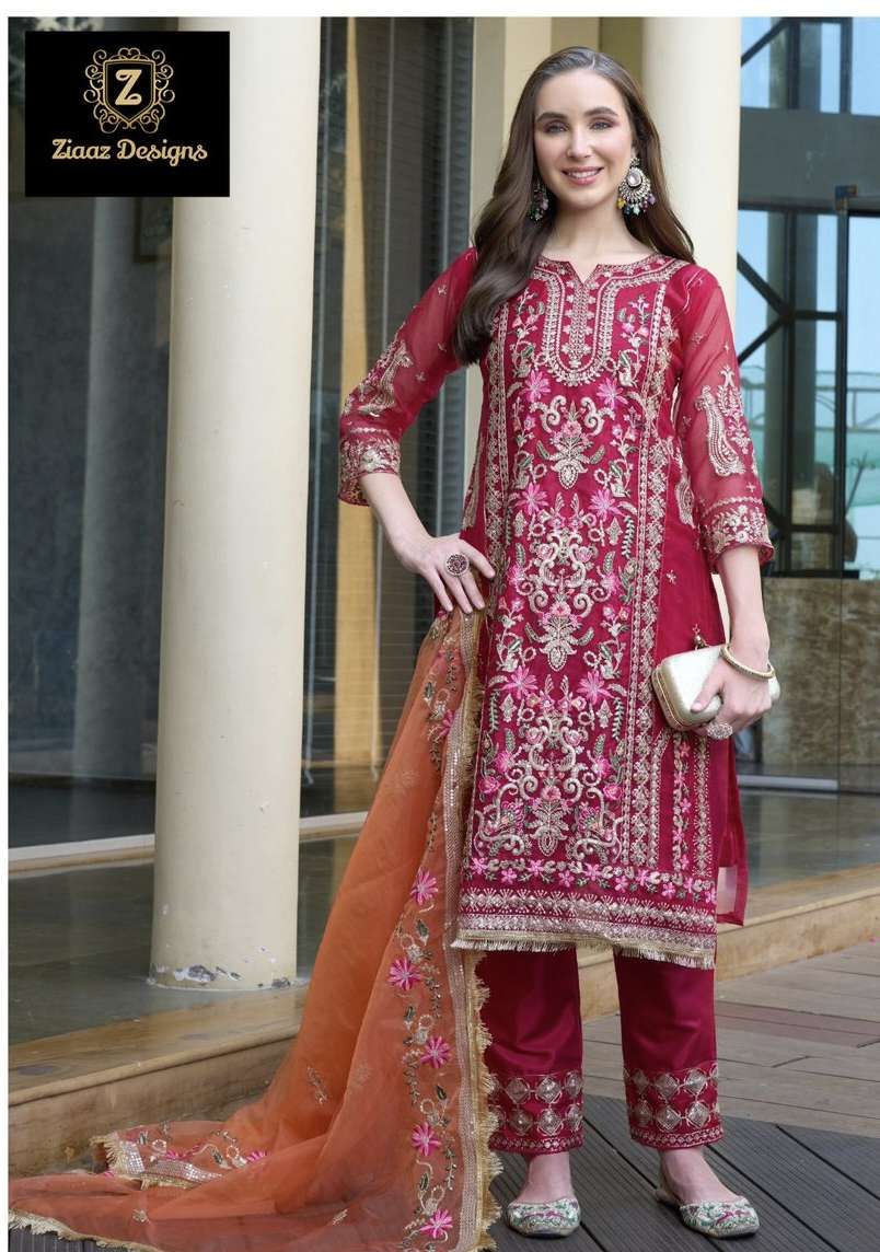 code 861 by Ziaaz Designs Suit collection manufacturers surat 