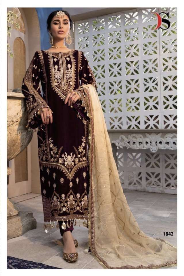 D no 1842 by DEEPSY SUIT collection manufacturers surat 