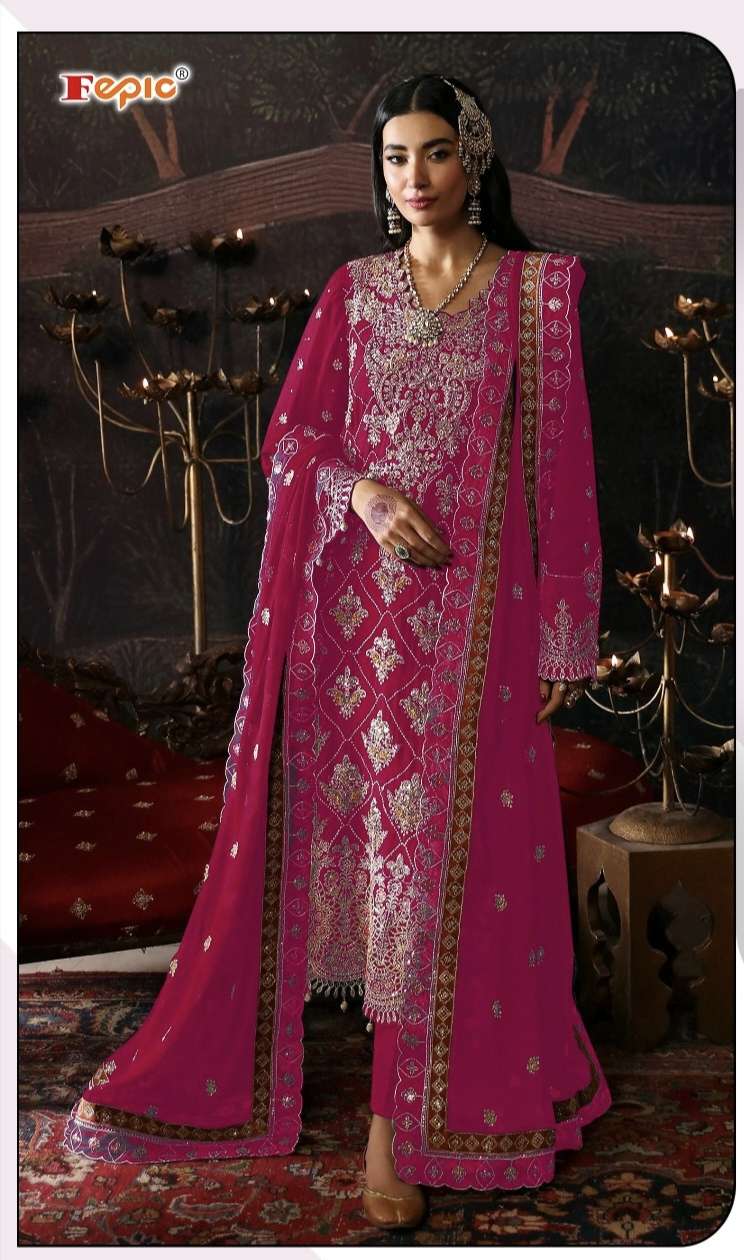 D NO 1875 ROSEMEEN By FEPIC suit collection manufacturers surat 