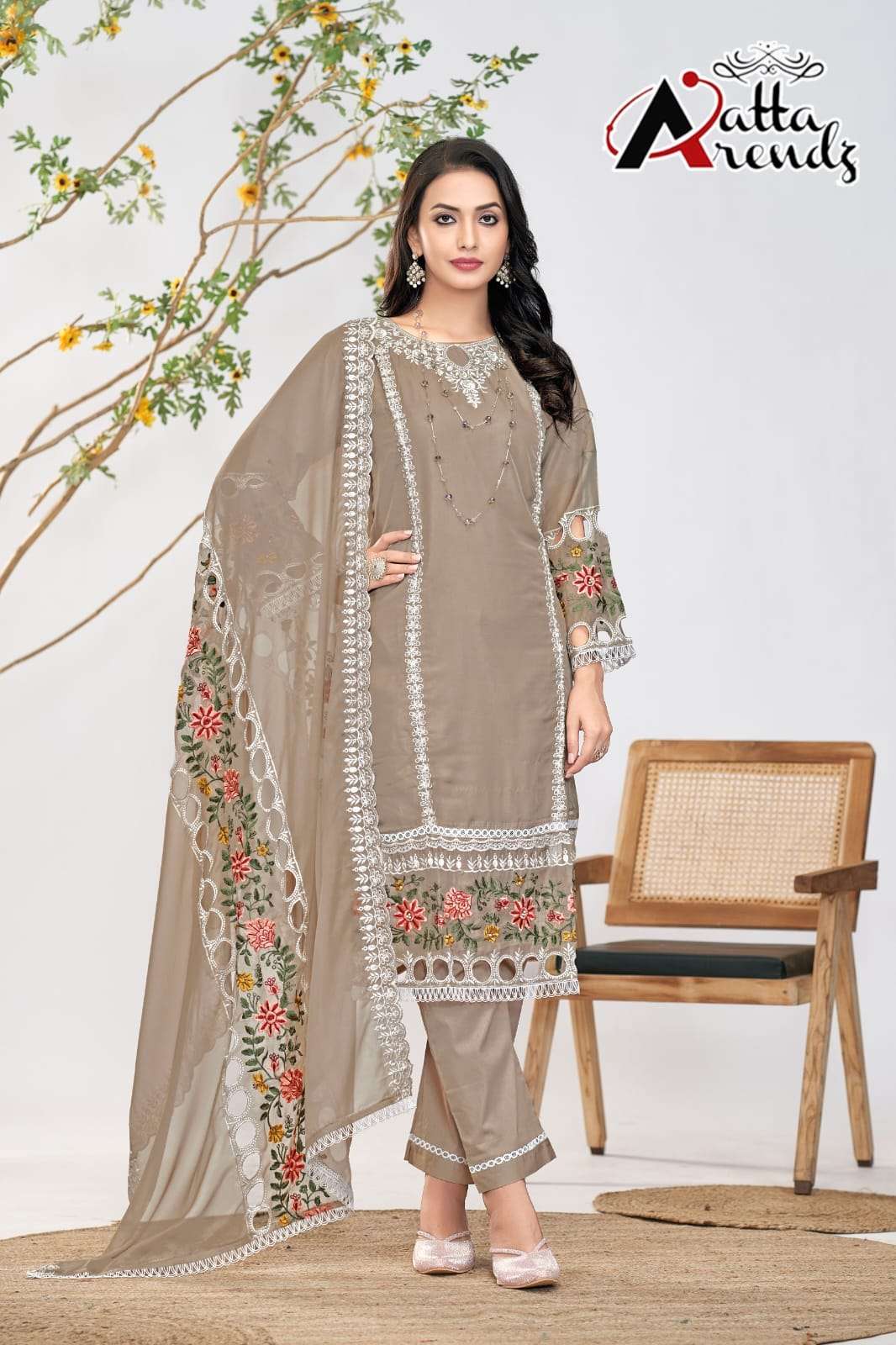 D NO  2747 by ATTA TRENDZ kurti collection manufacturers surat 