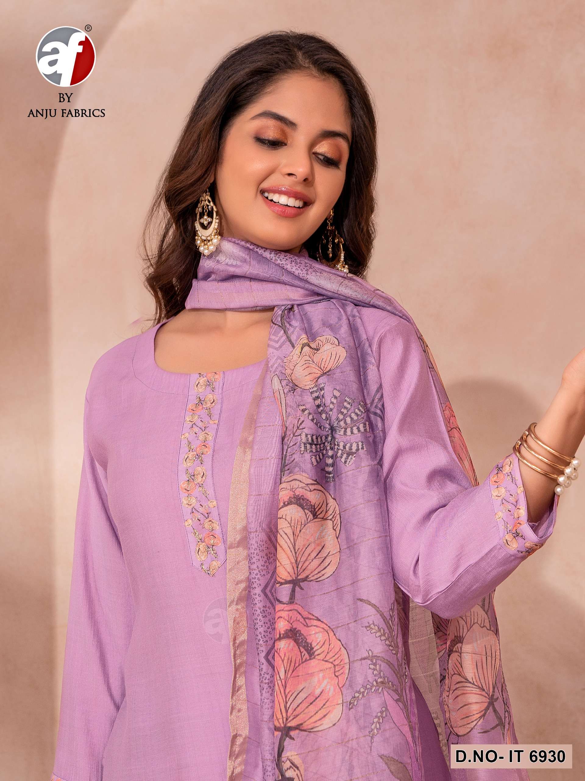 D NO IT 6929 6930 6931 By Anju fabric kurti collection manufacturers surat 