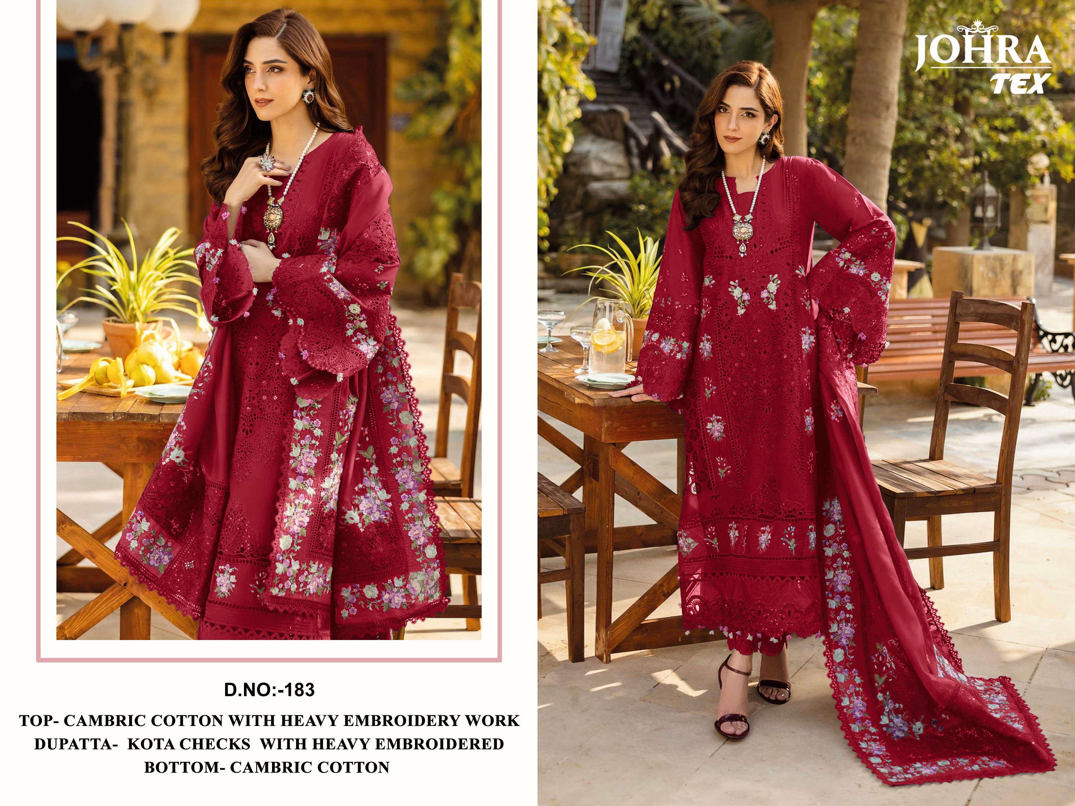 D NO JT 183 by JOHRA TEX Suit collection manufacturers surat               