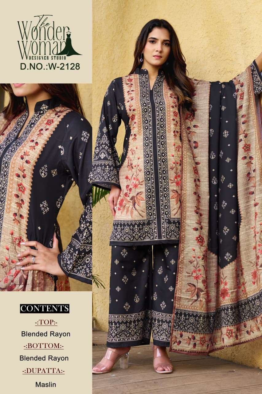 D No W 2128 W 2129 W 2130 by Wonder Woman Designer Studio cord set collection manufacturers surat 