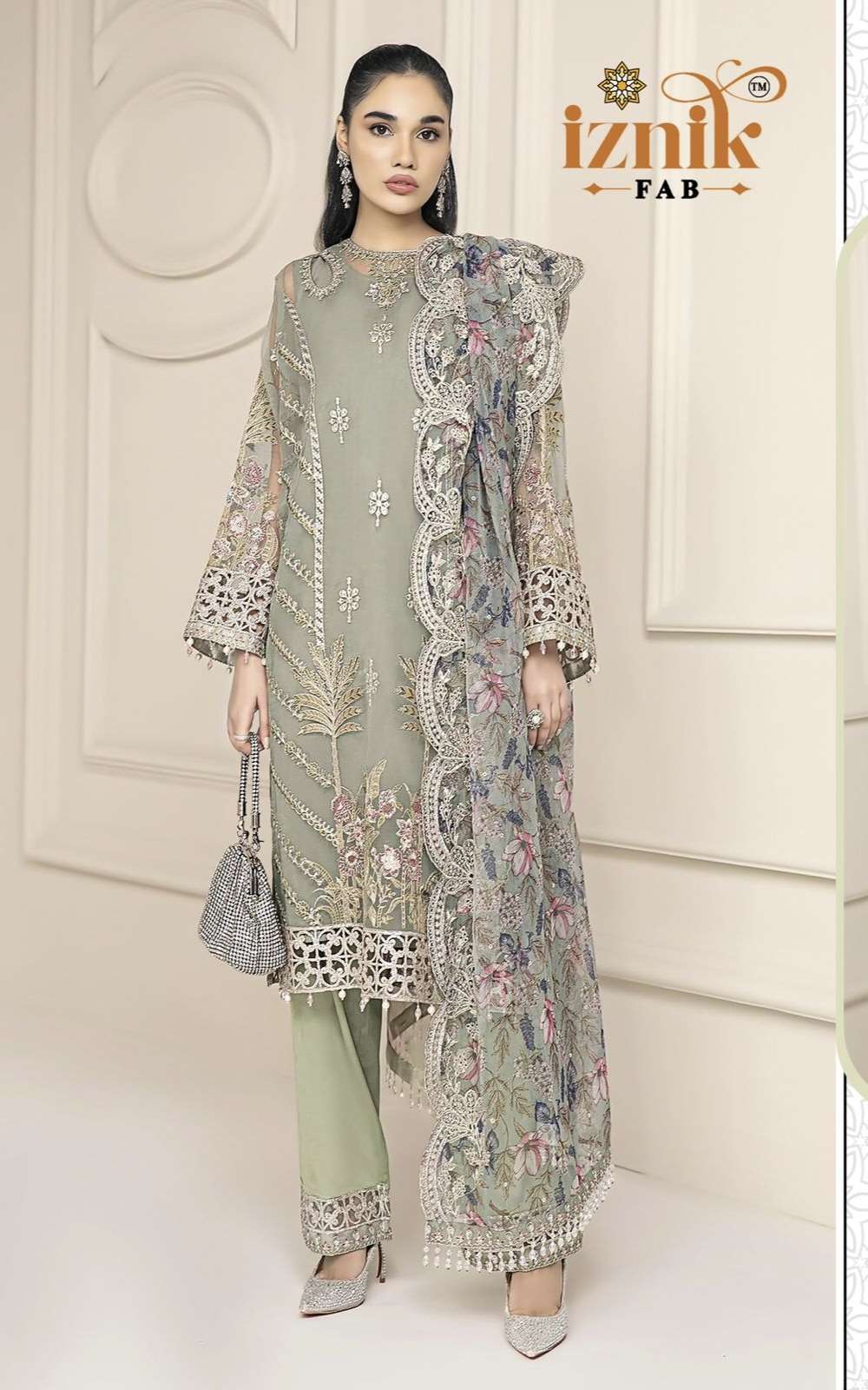 DESIGN NO 302 by IZNIK FAB suit collection manufacturers surat 