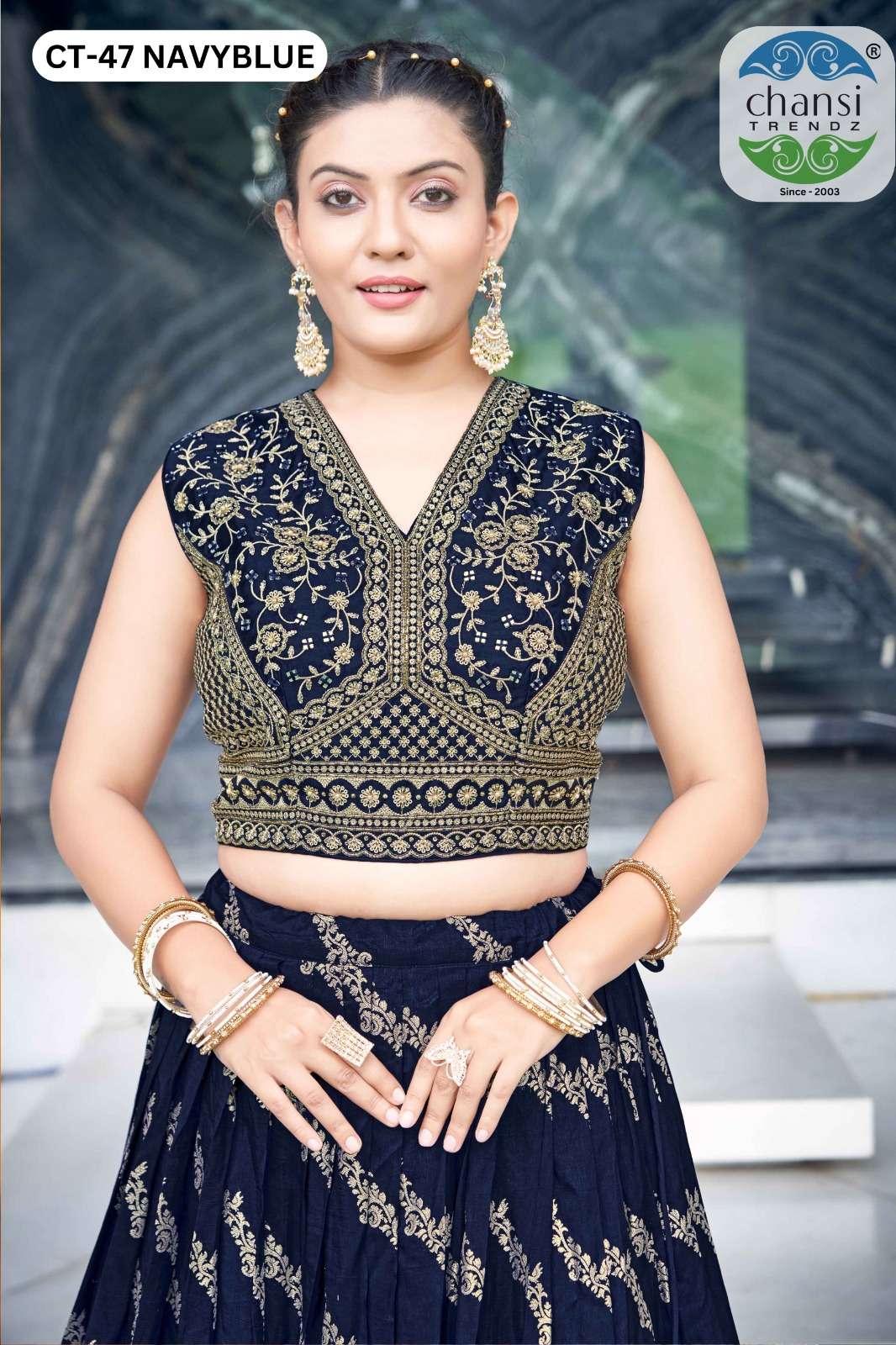 DESIGN NO 48 by CHANSI TRENDZ Lehenga Choli collection manufacturers surat 