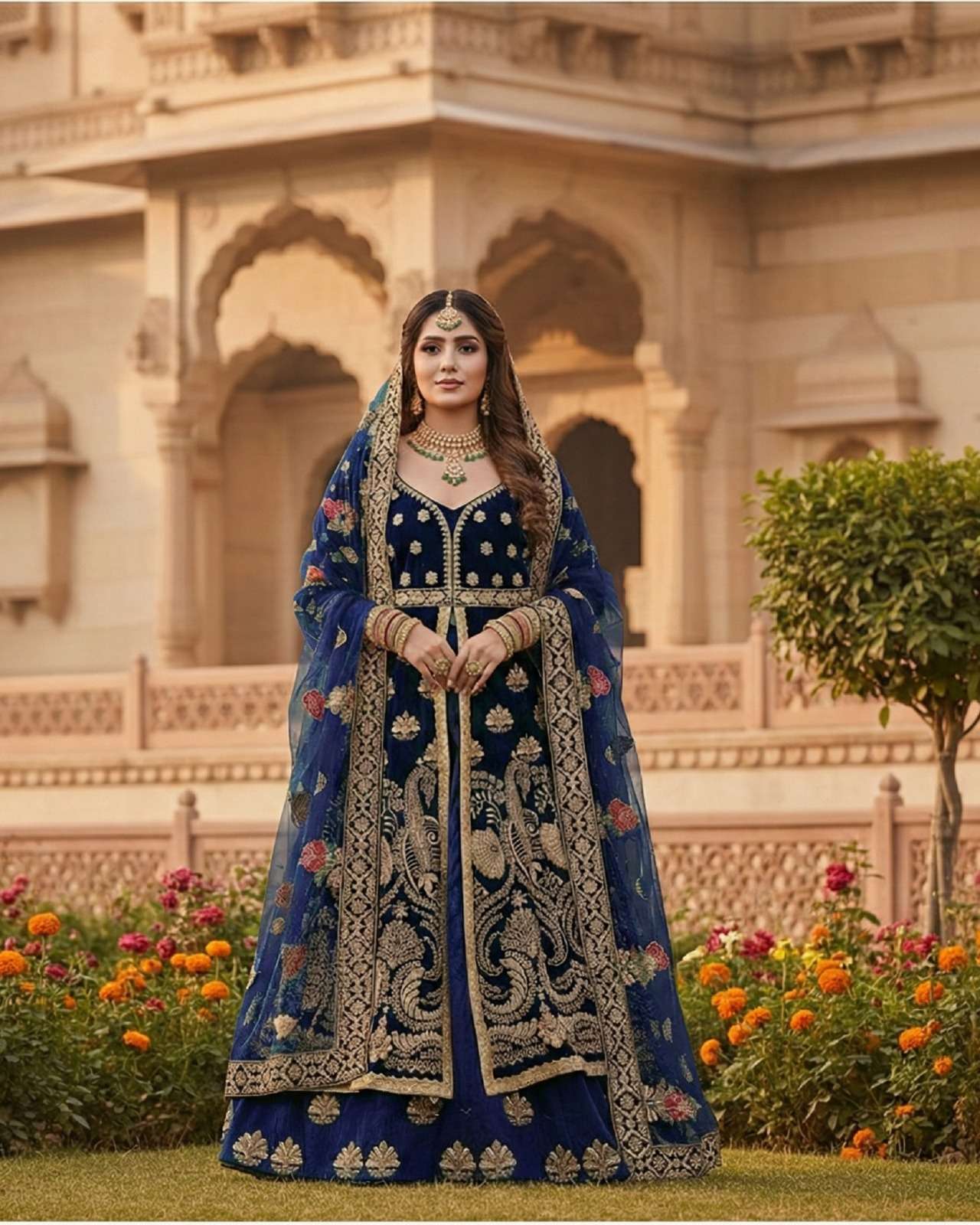 Design no KB 4103 by KB SERIES ANARKALI Lehenga collection manufacturers surat 