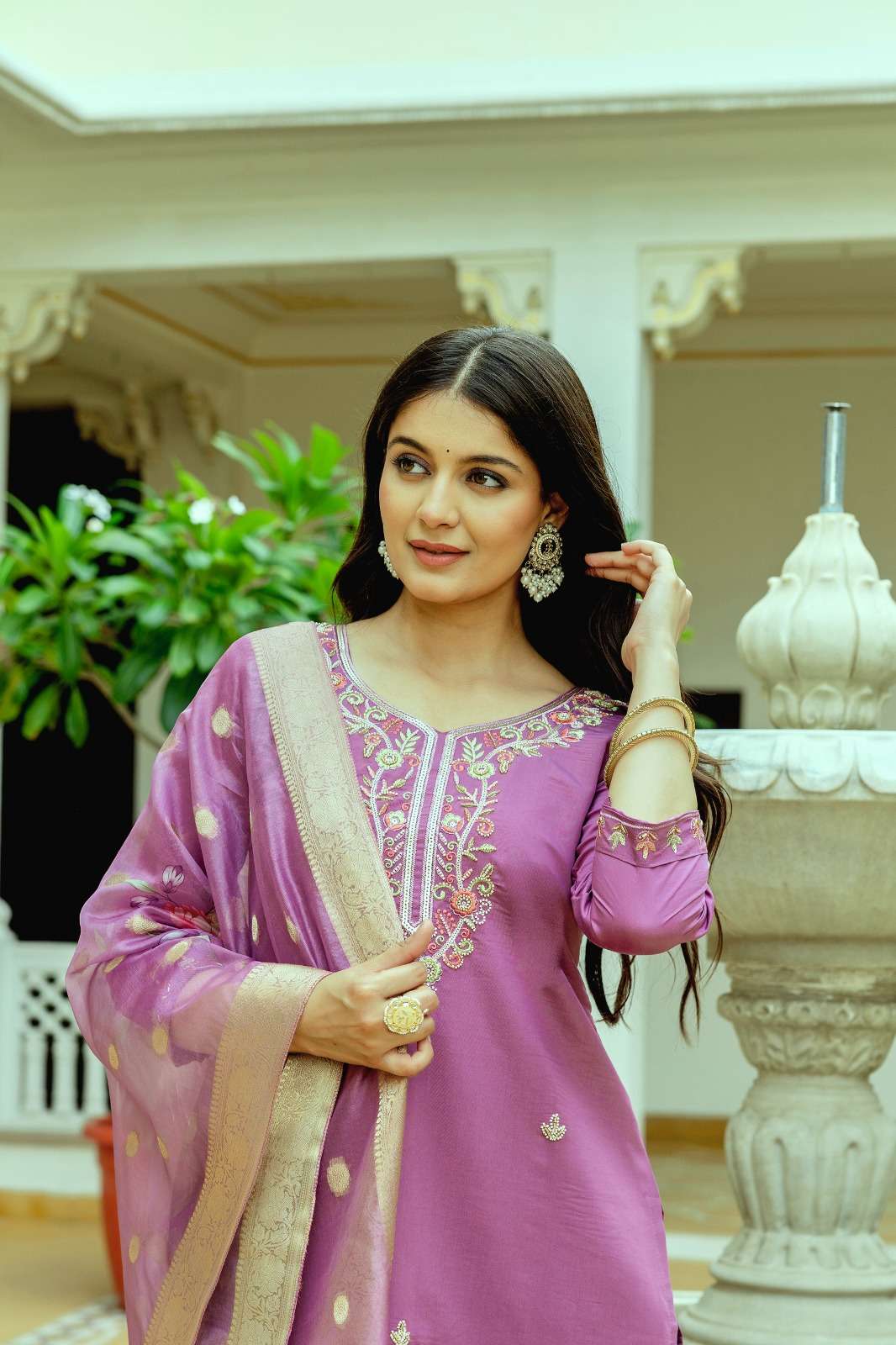 Fancy KURTI  WITH PANT DUPATTA collection manufacturer surat 