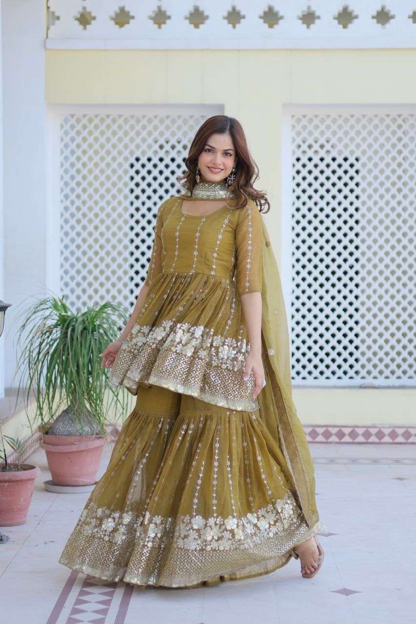 Festival Top  Sharara collection manufacturers surat 