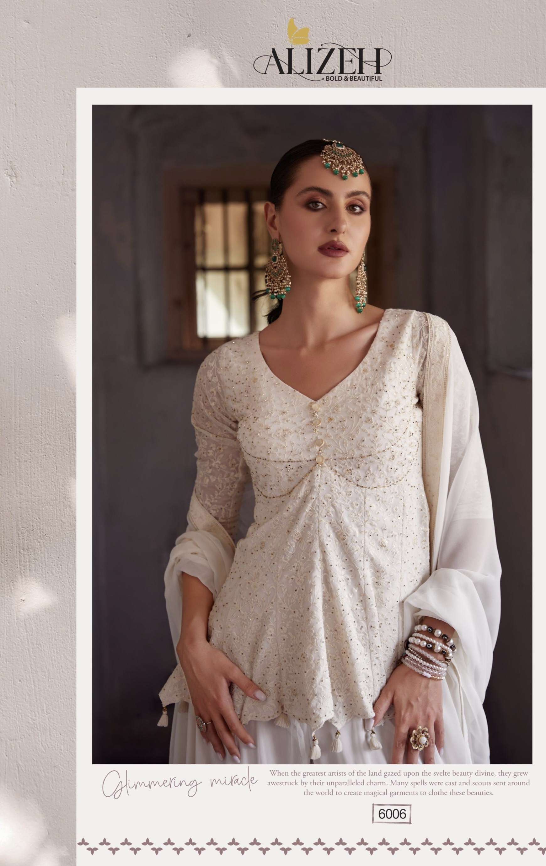 GULBAHAR 6006 by ALIZEH READYMADE kurti collection manufacturers surat 