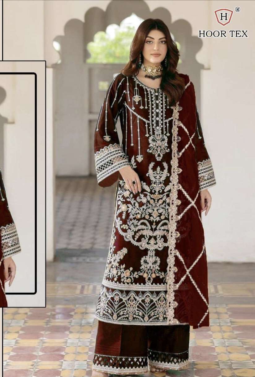 H 354 A To D by Hoor Tex suit collection manufacturers surat 