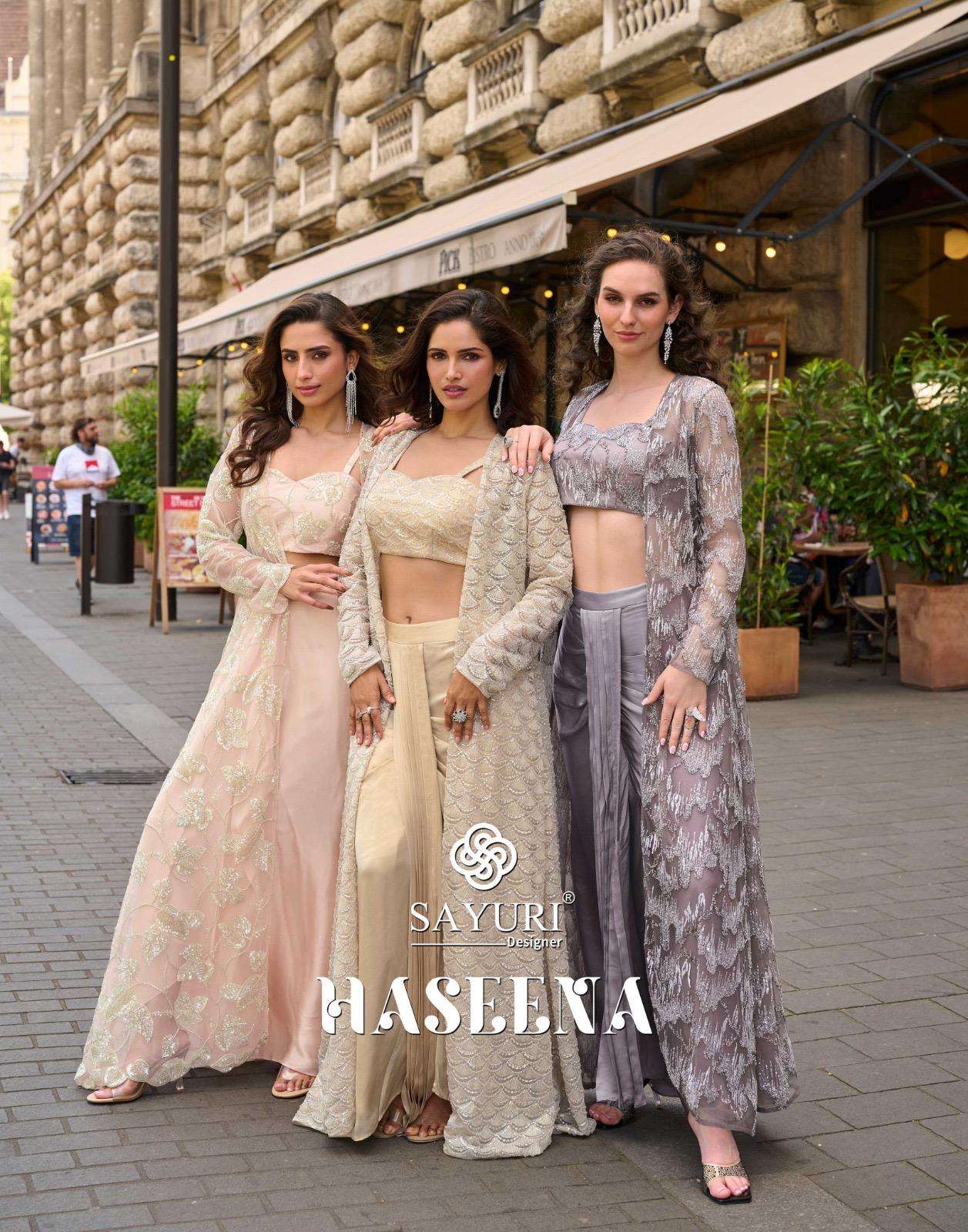 HASEENA by SAYURI DESIGNER suit collection manufacturers surat 