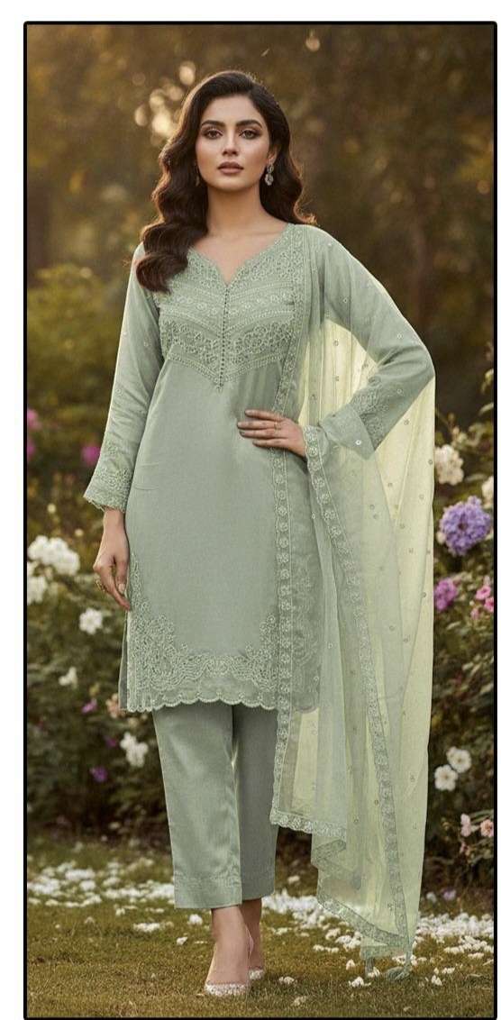 HF 458 A To D by Hoor Tex Suit collection manufacturers surat 