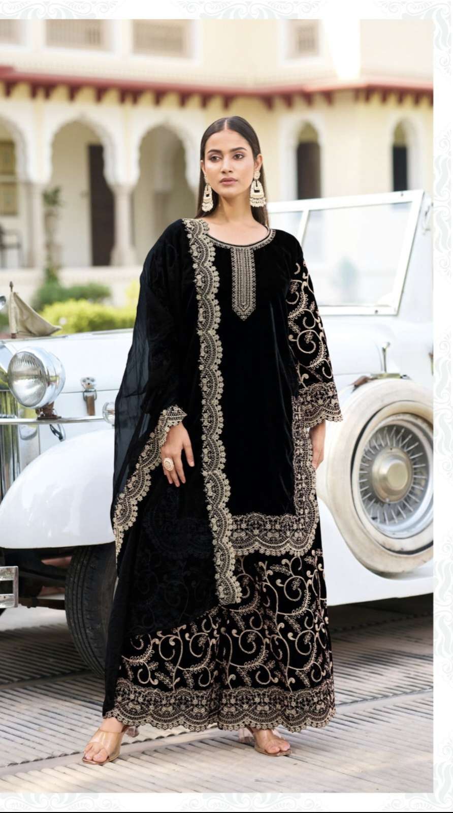 HIT DEISGN OF VELVET 24 by  DEEPSY SUIT collection manufacturers surat 