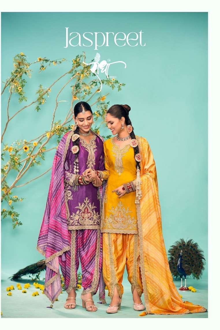 JASPREET by RADHA TRENDZ suit collection manufacturers surat 
