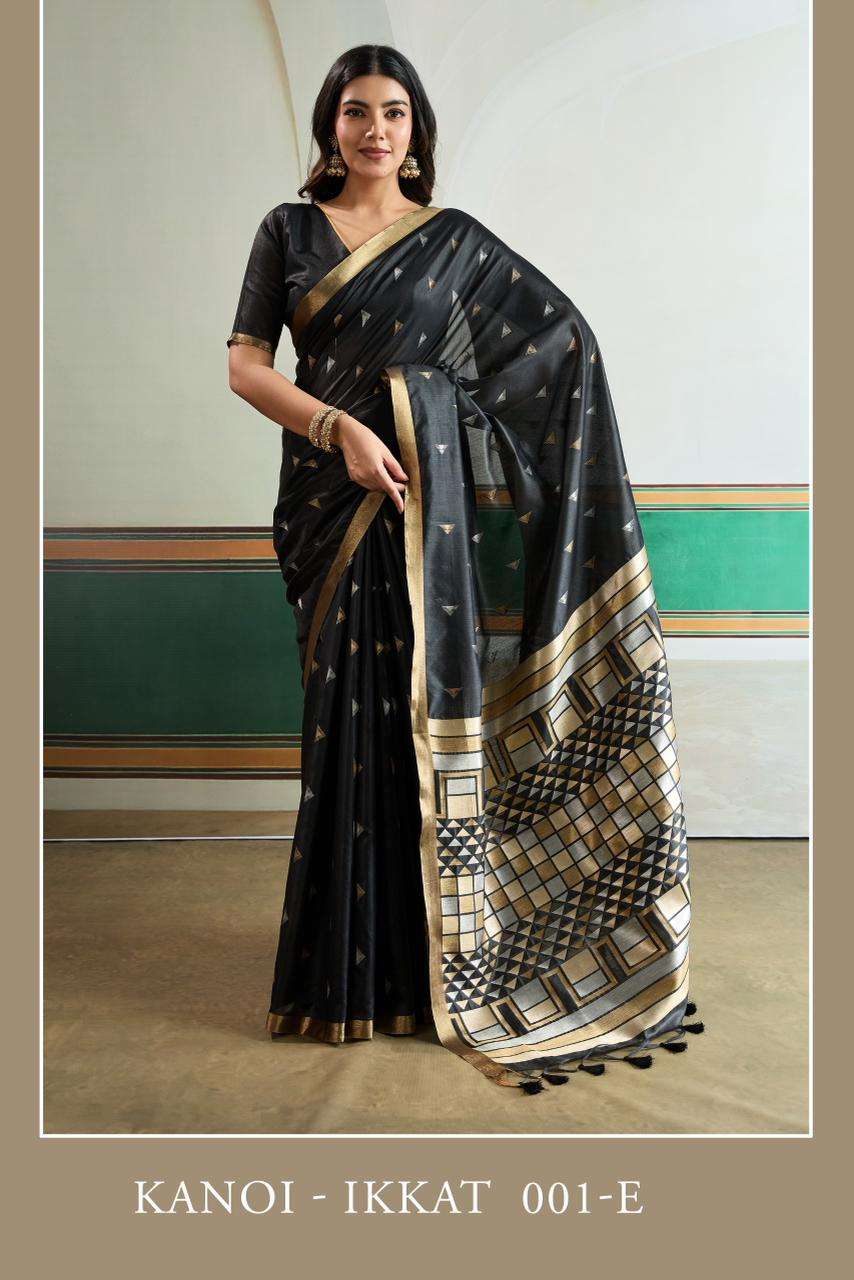 KANOI IKKAT by RAJTEX  Saree Collection manufacturer surat 