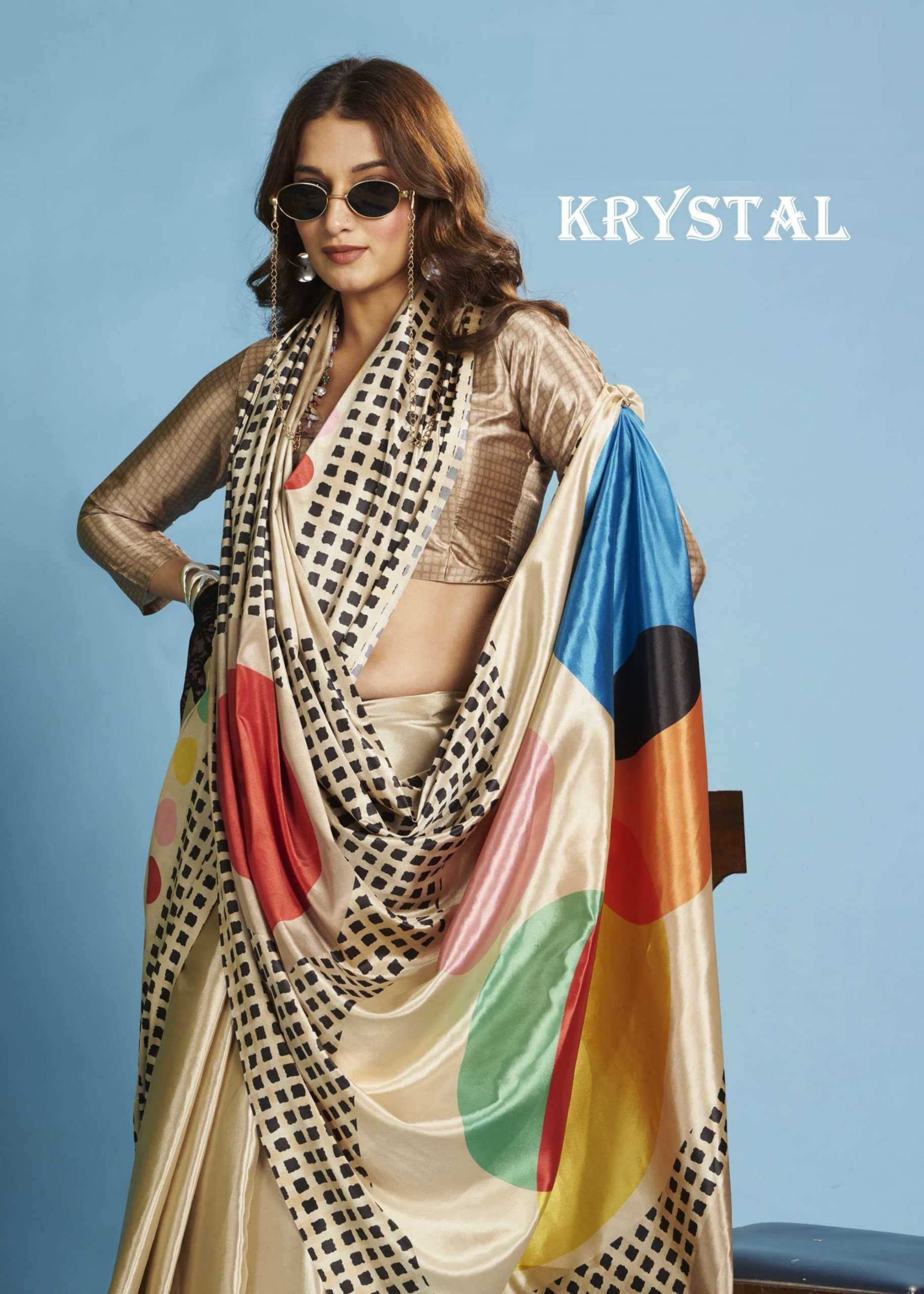 Krystal Series 1101 To 1109 Soft silk saree collection manufacturers surat 